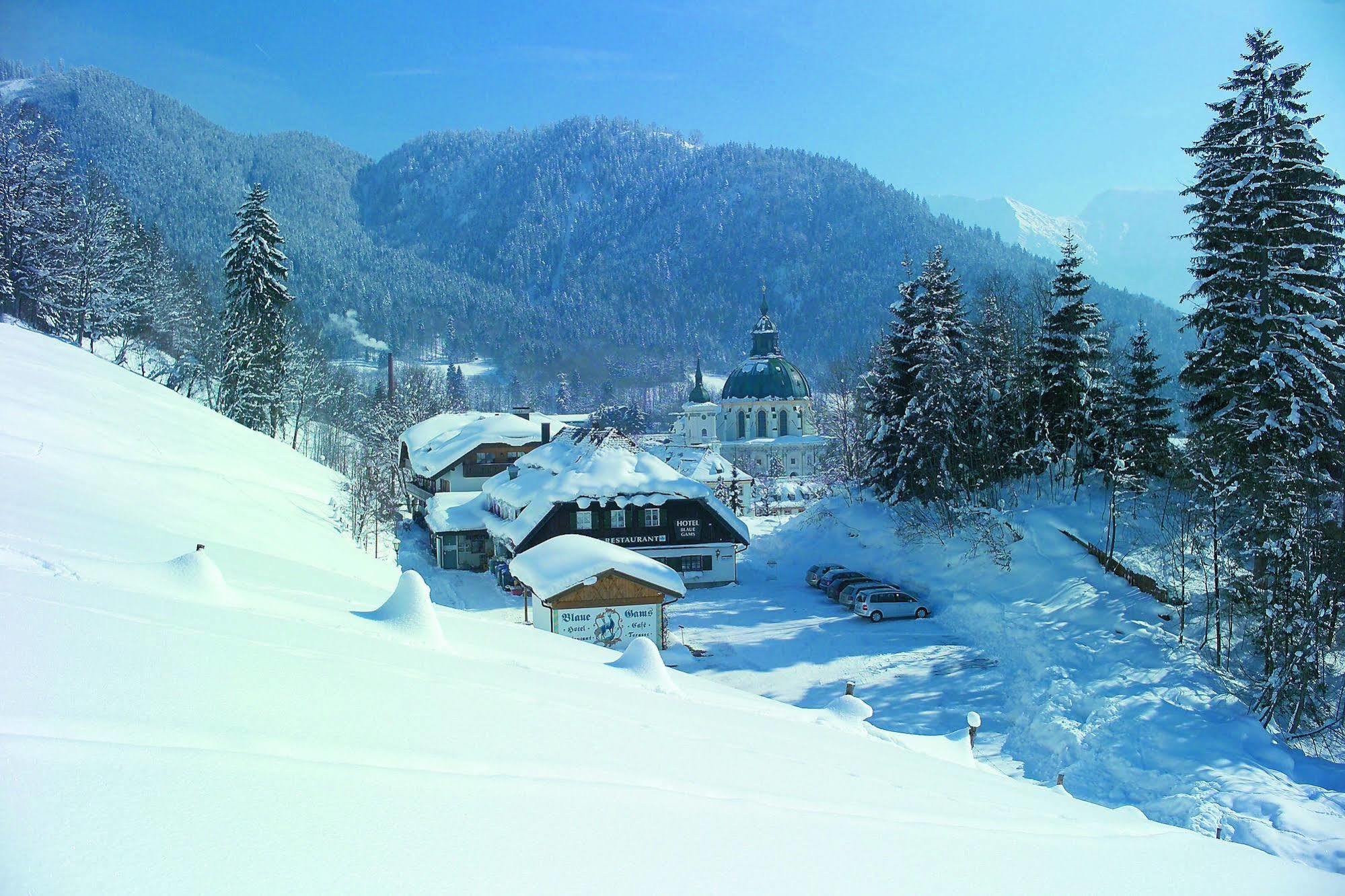 Gasthof Blaue Gams Ettal Exterior photo